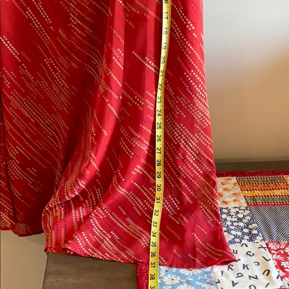 True Beauty by Emme Red Flouncy Skirt - Picture 4 of 11